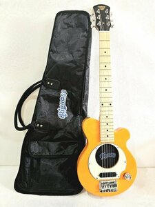 ★美品★ Pignose ピグノーズ ミニ エレキギター コンパクトギター 持ち運び可 ソフトケース付 演奏 練習 バンド