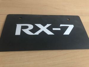 ■RX-7 FD3S■プレート①■新品未使用