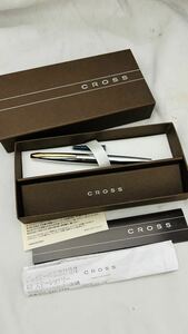 CROSS クロス 万年筆 筆記用具 文房具 シルバー ゴールド ステンレス　未使用　