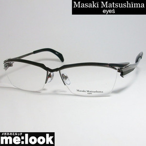 マサキマツシマ Masaki Matsusima 眼鏡 メガネ フレーム MF1268-4-57　 度付可 ガンメタ　シルバー