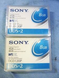 【新品・未開封】ＳＯＮＹ　ＤＤＳ-２ ８ＧＢ データ カートリッジ テープＤＧＤ１２０Ｐオマケ1本付