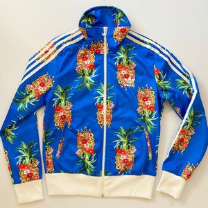 アディダスオリジナルス adidas Originals The Farm Company 限定 レディースXOT(見た目Mサイズ)中古 トラックジャケット ジャージ ブルー