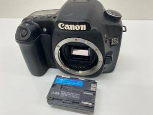 #6276 Canon キャノン EOS 30D DS126131 デジタル 一眼レフ カメラ ボディ レンズ無し 本体のみ 通電確認済 動作未確認