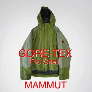 傷あり MAMMUT オールラウンダージャケット GORE-TEX ProShell ゴアテックス プロシェル アウトドア ジャケット 登山 キャンプ マムート