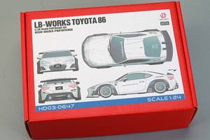 ホビーデザイン HD03-0647 1/24 LB-Works トヨタ86 フルディティールキット