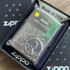 【USED美品】zippo 2003年vintage レギュラー リバティコイン