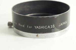 plnyeA013[並品 送料無料]YASHICA Lens Hood for YASHICA 35 ヤシカ35用 レンジファインダー 内径48mm カブセ式 メタルフード