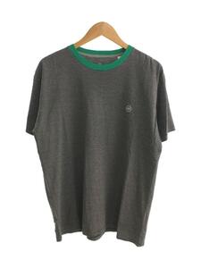 uniform experiment◆TRIM COLOR BORDER TEE/Tシャツ/3/コットン/GRY/UE-220047