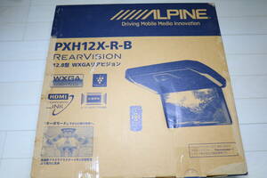 未使用 送料無料 アルパイン(ALPINE) 12.8インチ プラズマクラスター技術搭載フリップダウンモニター PXH12X-R-B 管75256