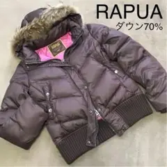 RAPUA 高級ダウン70% フーデットコート