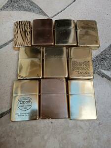 ◇zippo◇金色ゴールド　10個セット◇