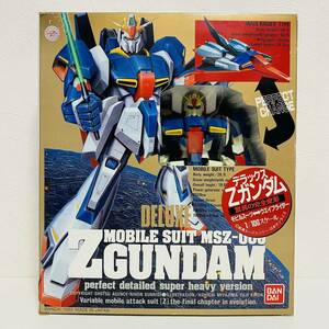 【中古品】BANDAI バンダイ 1/100スケール 機動戦士Zガンダム デラックス Zガンダム MSZ-006 驚異の完全変形 フィギュア