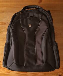 LEVEL8 ノートパソコン用　バックパック　黒　ビジネス 旅行用　コンピューター　バッグ　かばん