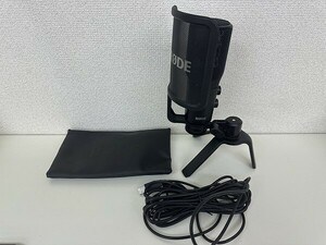 H026-J9-3749 RODE ロード Microphones マイクロフォンズ コンデンサーマイク NT-USB 現状品①