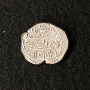インド藩王国 ジュナーガド 1 Kori 銀貨（1800年台）[E2098]コイン