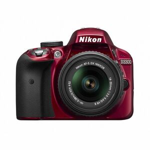 Nikon デジタル一眼レフカメラ D3300 18-55 VR IIレンズキット レッド D3300LKRD