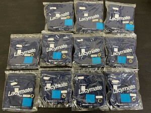 学生服店デッドストック！未使用保管品！Lacymate 男子用 12 S M L 競パン 11点まとめ売り スクール水着 レトロ 競泳水着