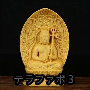 仏教美術 虚空蔵菩薩 精密彫刻 仏像 手彫り 木彫仏像 金運上昇★極上の木彫