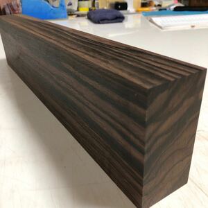 黒檀柾目　厚板ブロック　割れなし美品　460×103×51 80サイズ