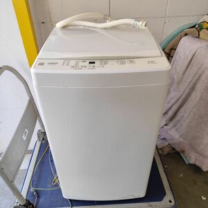 【動作可能】【2020年製】AQUA 縦型全自動洗濯機 5kg AQW-GS5E8 単身用全家庭用 ホワイト【状態良好】【手渡し歓迎：板橋区蓮沼町】
