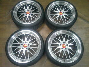 【美品＆新品タイヤ】BBS LM チャンピオンエディション 風　 8.5J+39 112-5H 245/30ZR20 ベンツSクラス E CLS アウディ S6 A4 S4 Q3