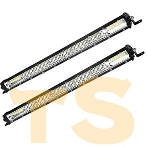 送料無料☆ 18000LM 180W 投光器 20インチ (ホワイト 6500K) 21C-180W 2個 12V/24V 洪水ライト/スポットライト LEDワークライト 作業灯