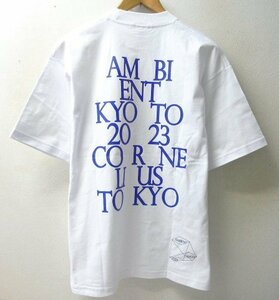 ◆CORNELIUS コーネリアス 2023 未使用 AMBIENT KYOTO 限定Tシャツ 白 サイズL