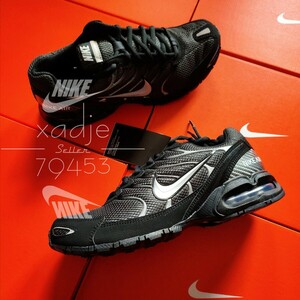 新品 正規品 NIKE ナイキ AIR MAX TORCH 4 エアマックス トーチ 黒 ブラック 銀 シルバー 27cm US9 箱付き