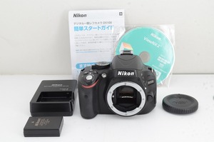 【適格請求書発行】良品 Nikon ニコン D5100 ボディ デジタル一眼レフカメラ【アルプスカメラ】240310m