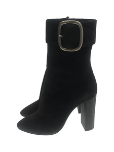 SAINT LAURENT◆Joplin Buckle Suede Bootie/ブーツ/36/スウェード/529331