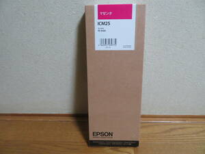 期限切れ　販売終了　エプソン　EPSON ICM25 インクカートリッジ マゼンタ　220ml 純正未使用品　現品1本 　PX-9000