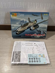 【F590】【未組立】 1/72 ハインケル He-280 V2 RSモデル　Heinkel He-280 V2