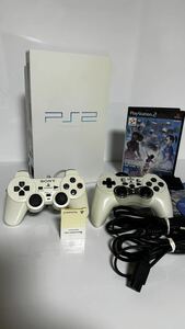 ★動作確認済★ PlayStation 2 PS2 本体 SONY PS2 PlayStation 2 パール　ホワイト　SCPH-50000 PW