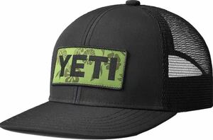 Yeti イエティ キャップ 帽子 日本未発売 新品 メッシュキャップ cap hat アウトドアキャップ イエティー イェッティ スナップバック black