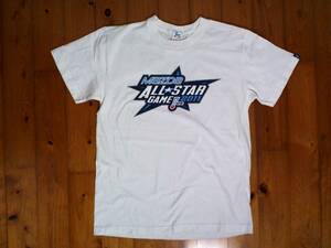 ★微難有☆NPB★MAZDA ALL STAR GAME2011★2011年オールスターゲーム プリント半袖Tシャツ コットンＴシャツ M 白　