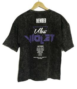 倖田來未 KODA KUMI LIVE TOUR 2017 W FACE ULTRA VIOLET Tシャツ S 倖田組 ライブ ツアー グッズ cd dvd ビッグT シャツ