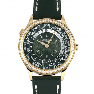 パテック・フィリップ PATEK PHILIPPE ワールドタイム コンプリケーション 7130R-014 オリーブグリーン文字盤 新古品 腕時計 男女兼用