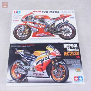 未組立 タミヤ 1/12 ヤマハ YZR-M1 04 No.7/No.33/レプソル ホンダ RC213V 14 計2点セット TAMIYA【20