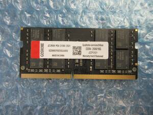 GOSHOBE 金芝 16GB×1枚 DDR4 2666 PC4-21300 中古 ノートPC用 メモリ【NM-299】