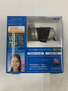 未開封　NEC　WEBカメラ　ELECOM製　UCAM-BT27062　200万画素　イヤホンマイク付き②