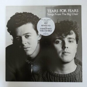 46075715;【UK盤/ハイプステッカー】Tears For Fears / Songs From The Big Chair