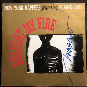 New York Rappers Featuring Elaine Laye / Relight My Fire 【12inch】