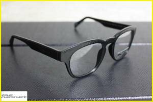 新品イタリアインディペンデント（ITALIA INDEPENDENT）　ラバーコーティングウェリントンメガネ（黒：ブラック）　5015.CRK.009　眼鏡