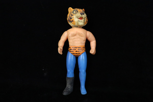 タイガーマスク フィギュア 当時物 昭和レトロ ソフビ人形 コレクション ヴィンテージ 005IPEIB23