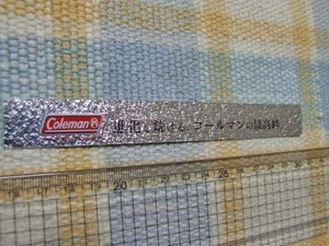 Coleman/コールマン/珍しい/ステッカー/シール　※ ヤフーショッピングストア/レア物商会・健美堂でも大量出品中!