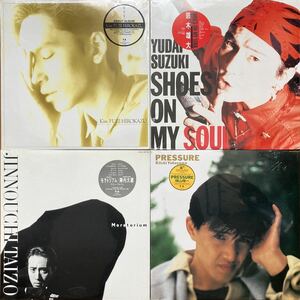 全て見本盤 未開封sealed promo レコード 4枚セット 鈴木雄大 藤井宏一 横山輝一 陣内大蔵 city pop