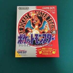 新品　ポケットモンスター ポケモン pokemon 赤 RED ゲームボーイ GB GAMEBOY