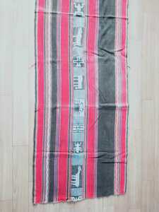 ラオス パークセーー民族布 タペストリー ハンドメイドテキスタイル 壁掛け布 天然素材 コットン100% インテリアファブリック 手織り布