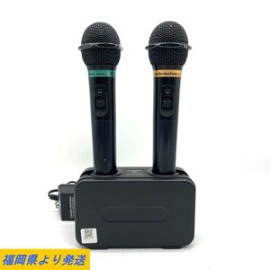 audio-technica AT-CLM700T/BC700 オーディオテクニカ ワイヤレスマイクセット ※バッテリーなし ※通電/動作未確認品◆ジャンク品【福岡】