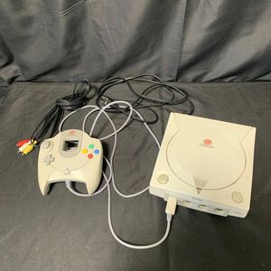 SEGA Dreamcast HKT-3000 セガ ドリームキャスト 本体 コントローラー コード類 付き 起動確認済み DC ゲーム機 